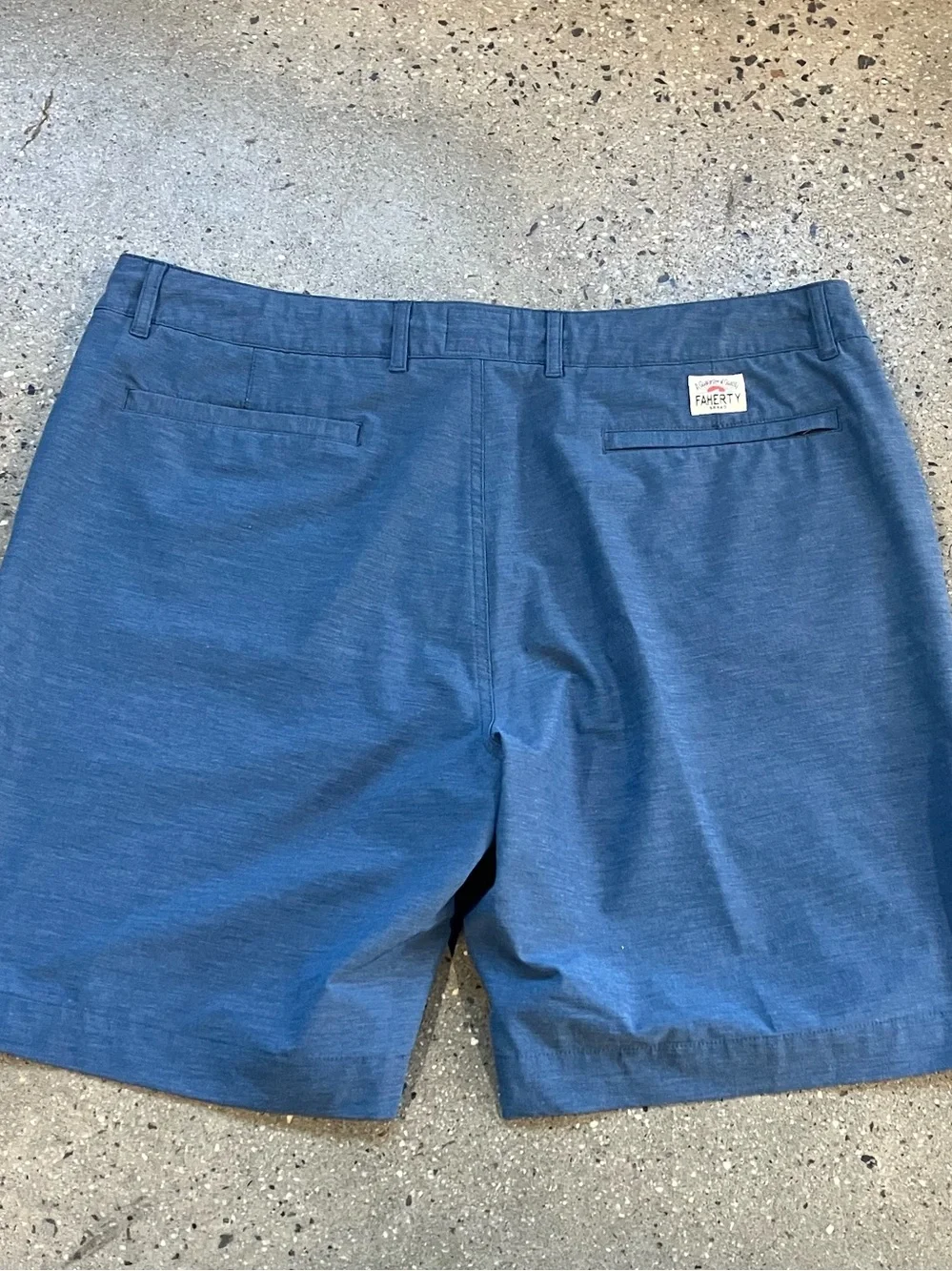 Faherty Blue Nights All Day Shorts Size 36”
